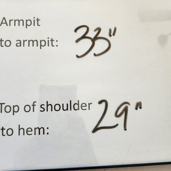 Chico's multi color block sleeve open front cardigan tan black womens size M / L - Picture 7 of 7